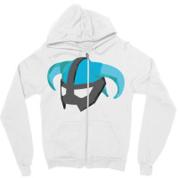 Skyrim Dragonborn Helmet Zipper Hoodie | Artistshot