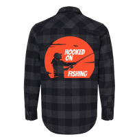 Hooked On Fishing Humor Flannel Shirt | Artistshot