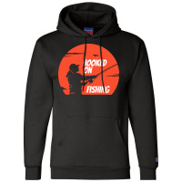 Hooked On Fishing Humor Champion Hoodie | Artistshot