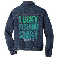 Lucky Fishing  Do Not Wash Retro Men Denim Jacket | Artistshot