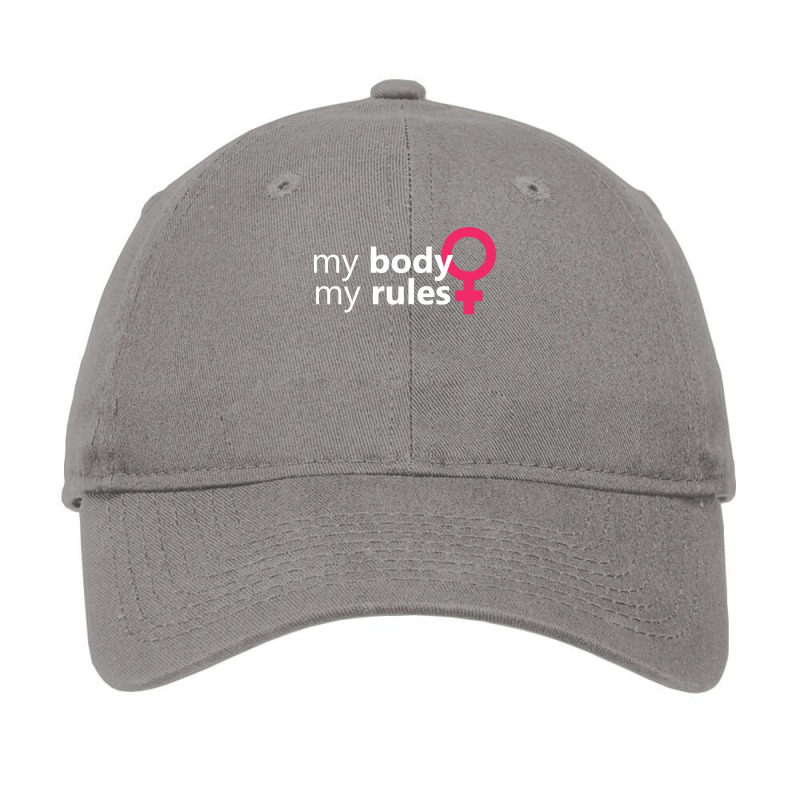 My Body My Rules Feminism Feminist Feminine Music Adjustable Cap by kmgkusimon | Artistshot