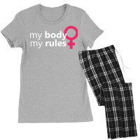 My Body My Rules Feminism Feminist Feminine Music Women's Pajamas Set | Artistshot