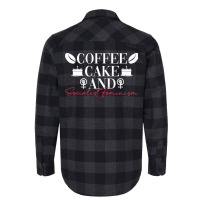 Coffee Cake And Socialist Feminism Socialist Femin Flannel Shirt | Artistshot