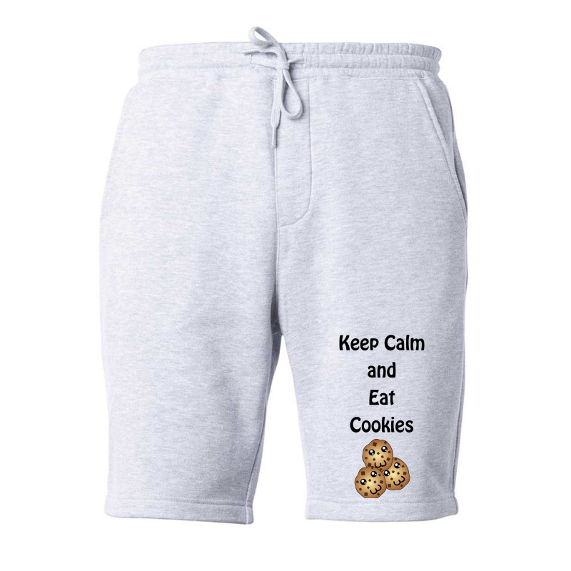 Calm Cookies Quote Fleece Short | Artistshot