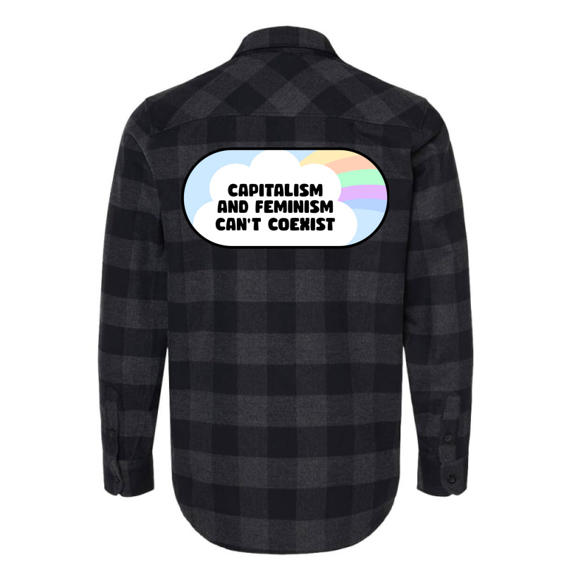 Capitalism And Feminism Cant Coexist Hipster Flannel Shirt by shiikuamast | Artistshot