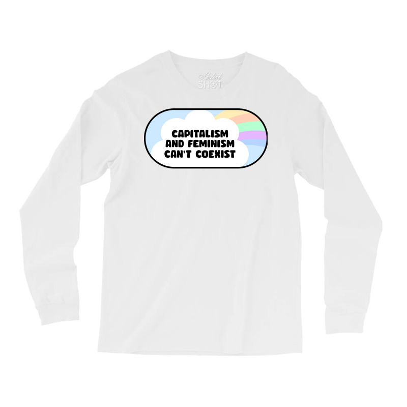 Capitalism And Feminism Cant Coexist Hipster Long Sleeve Shirts by shiikuamast | Artistshot