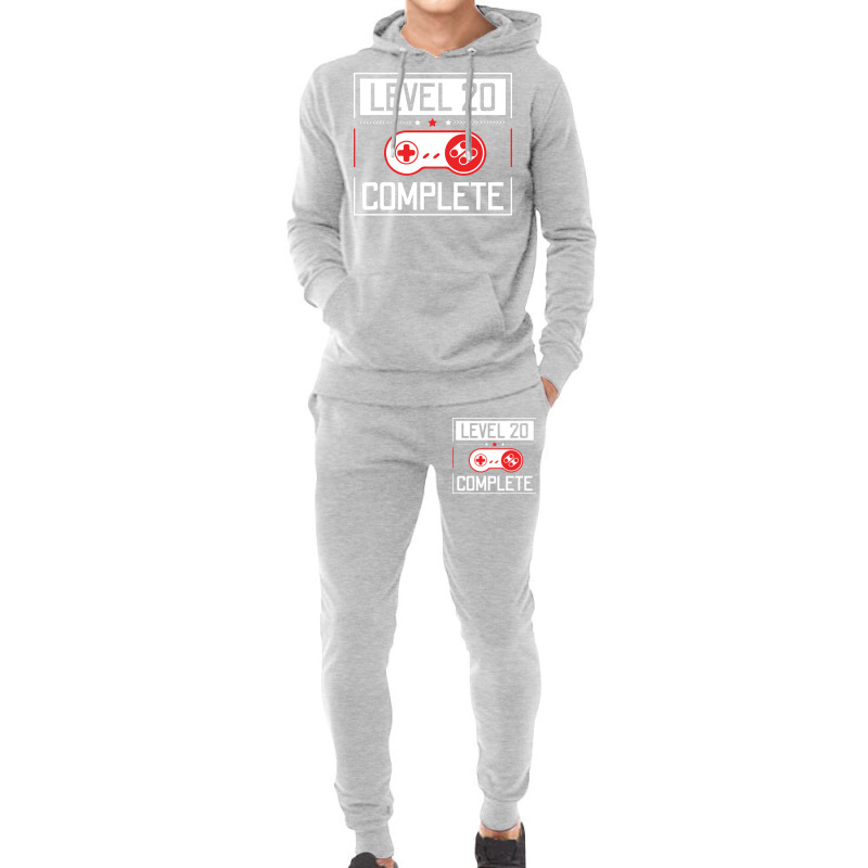 Level 20 Complete 20th Birthday Year Old Gamer Gif Hoodie & Jogger set by chytasroullez | Artistshot