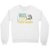 Reel Cool Great Grandpa Fisherman Fishing Stars Crewneck Sweatshirt | Artistshot