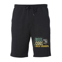 Reel Cool Great Grandpa Fisherman Fishing Stars Fleece Short | Artistshot