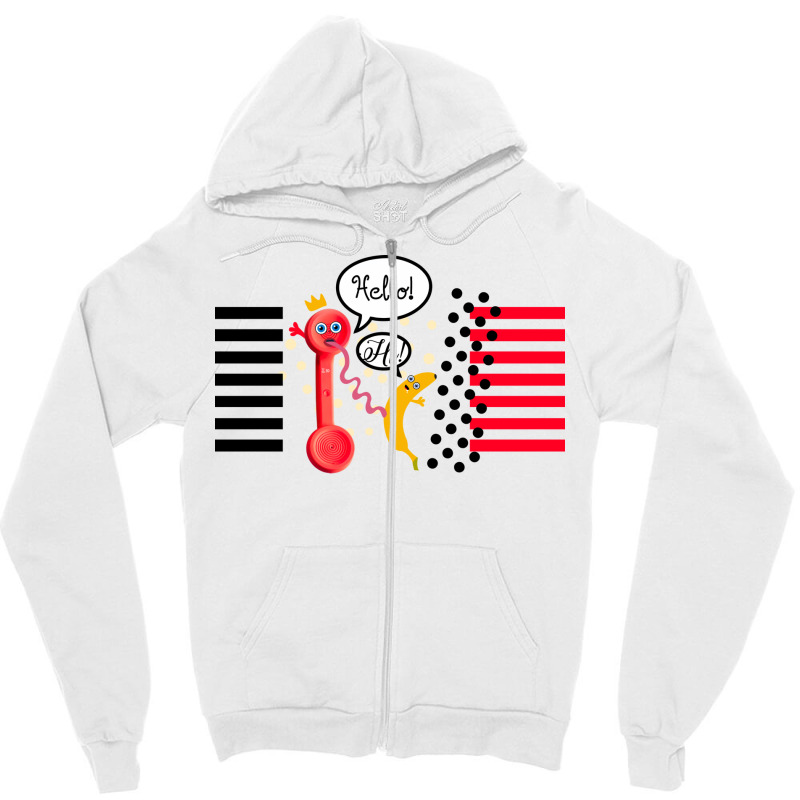 Banana Talk 70s Zipper Hoodie | Artistshot