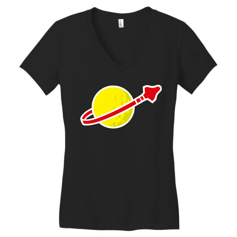 80's Space Brick Women's V-Neck T-Shirt by CobarrubiasAvalosBernardino | Artistshot