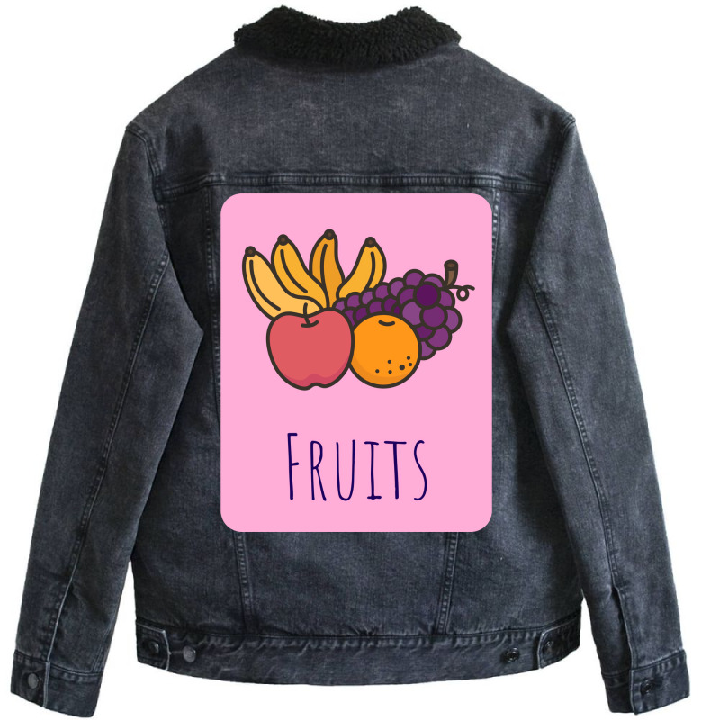 Fruits Girl Unisex Sherpa-lined Denim Jacket | Artistshot