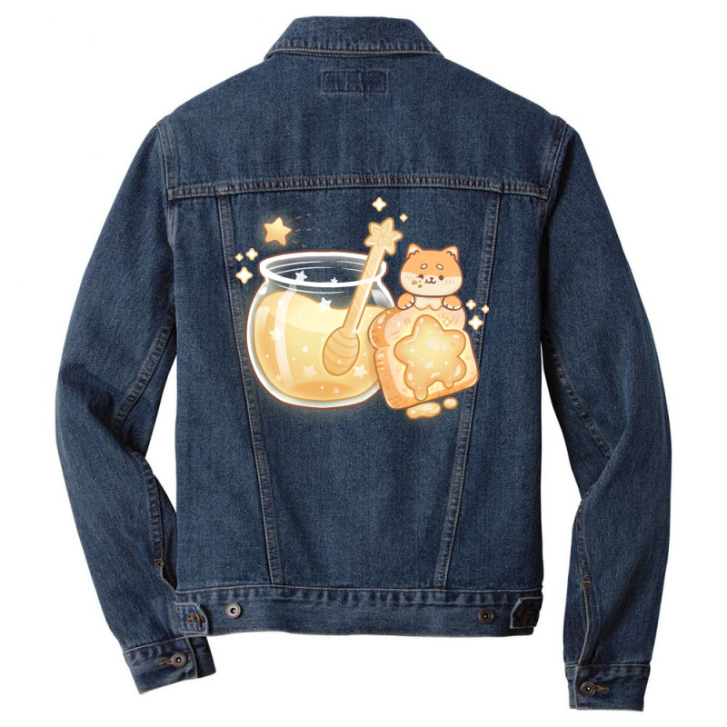 Shiba Star Magic Jelly Gift Men Denim Jacket by himbadsousao | Artistshot