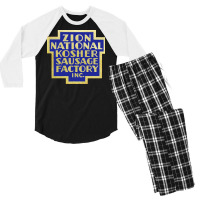 Zion National Kosher Sausage Factory Inc Trending Men's 3/4 Sleeve Pajama Set | Artistshot