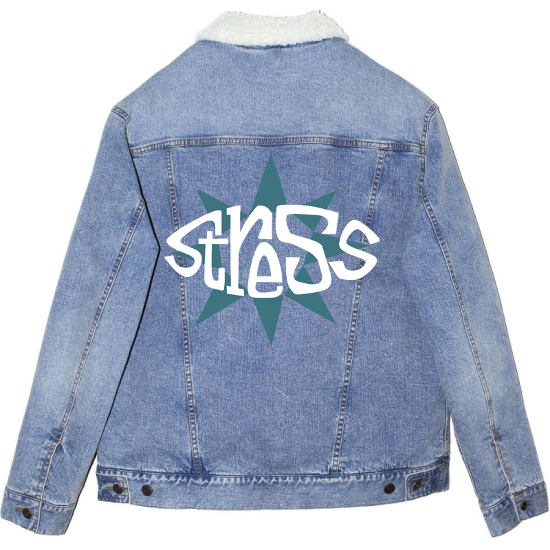 Stress Records Unisex Sherpa-lined Denim Jacket | Artistshot