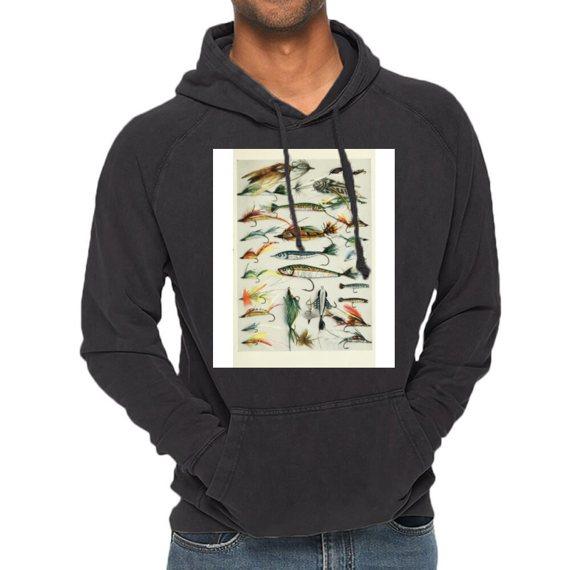 Fishing Lures Cute Vintage Hoodie by vonnezramzele | Artistshot