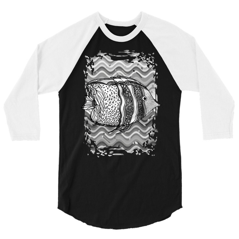 Fish Nostalgia 3/4 Sleeve Shirt by botitefinos | Artistshot