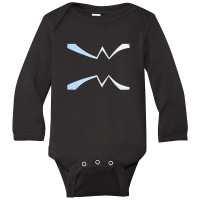 Black Bolt Chest Design Black Bolt Long Sleeve Baby Bodysuit | Artistshot