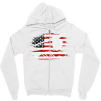 Fly Fishing Rod And Fly For American Fly Fishermen Zipper Hoodie | Artistshot