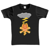 Cat Lightning Funny Graphic Youth T-shirt | Artistshot