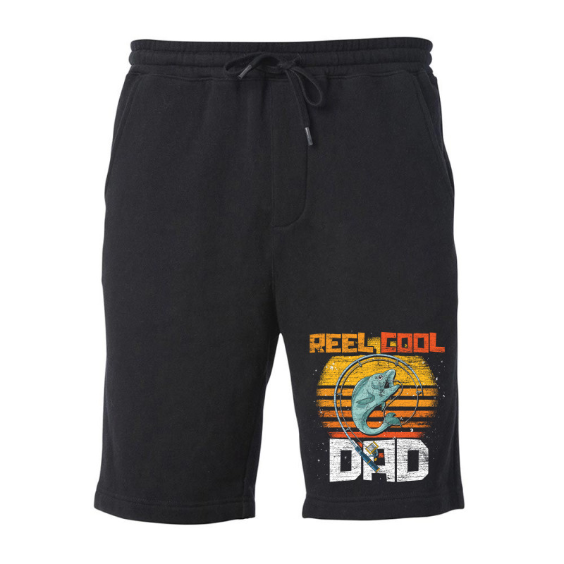 Fisherman Angle Fish Fathers Day Cool Dad Funny Fi Fleece Short | Artistshot