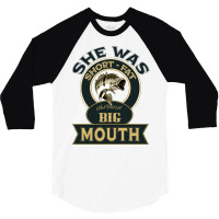 She Was Short Fat And Had A Big Mouth Hipster 3/4 Sleeve Shirt | Artistshot