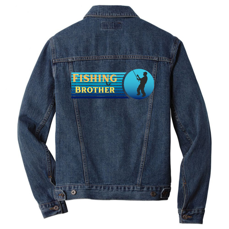 Fishing Brother Stars Men Denim Jacket by horveyfoths | Artistshot