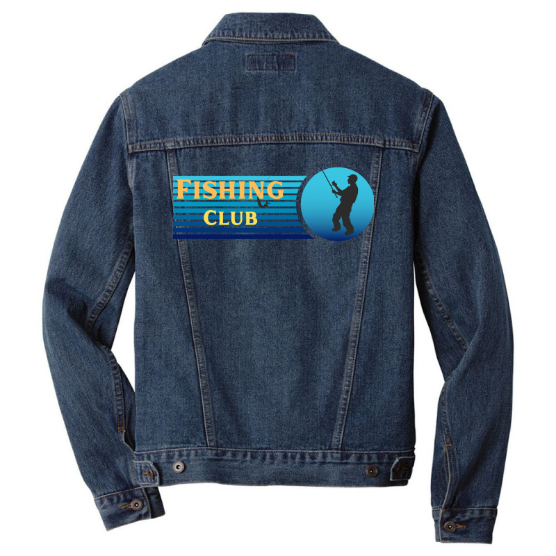 Fishing Club Tumblr Men Denim Jacket | Artistshot