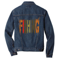 Fishing Cute Boy Men Denim Jacket | Artistshot