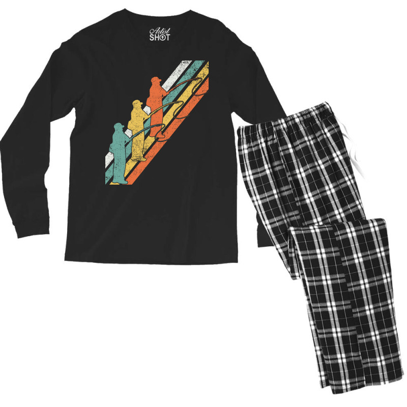 Fishing Fisherman Hippie Men's Long Sleeve Pajama Set | Artistshot