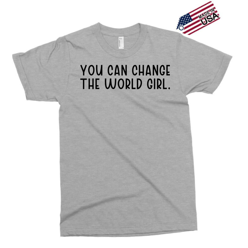 You Can Change The Would Girl Feminism 70s Exclusive T-shirt by botitefinos | Artistshot