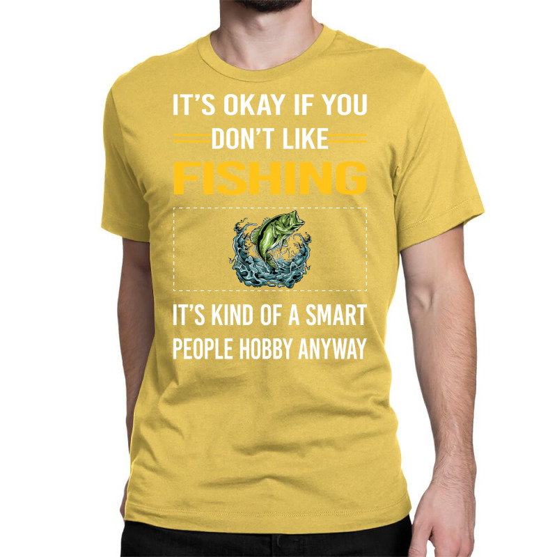 Funny Smart People Fishing Hipster Classic T-shirt | Artistshot