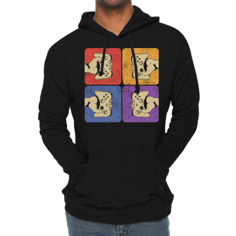 Gamepad Vintage 2 Player Controller Game Tumblr Lightweight Hoodie by linettloena4 | Artistshot