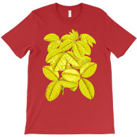 Yellow Leaves Red T-shirt | Artistshot