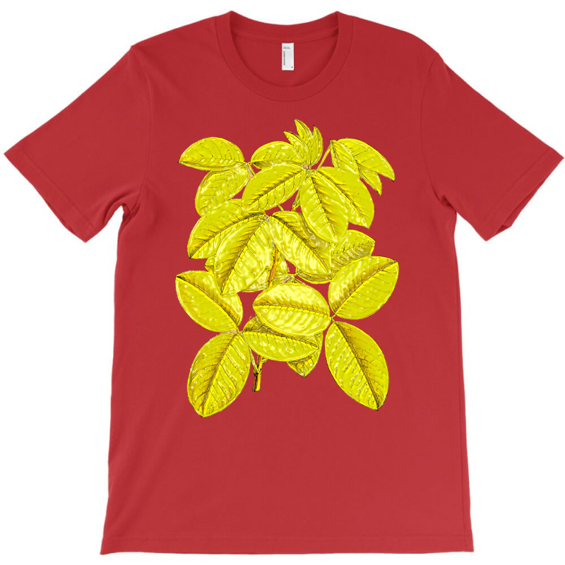 Yellow Leaves Red T-Shirt by meeikerouwent | Artistshot