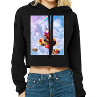 Cook Dog Riding Fashionable Goat On Top Of Waffles Cropped Hoodie | Artistshot