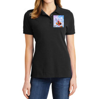 Cook Dog Riding Fashionable Goat On Top Of Waffles Ladies Polo Shirt | Artistshot