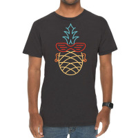 Summer Punk Pineapple Aesthetic Vintage T-shirt | Artistshot