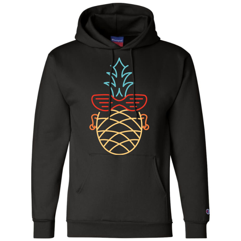 Summer Punk Pineapple Aesthetic Champion Hoodie | Artistshot