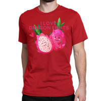 I Love Dragon Fruits Gift Classic T-shirt | Artistshot