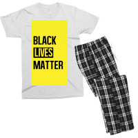 Black Lives Matter Men's T-shirt Pajama Set | Artistshot