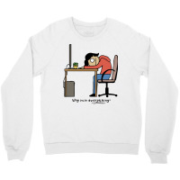 Hard Day At Work English Nature Crewneck Sweatshirt | Artistshot