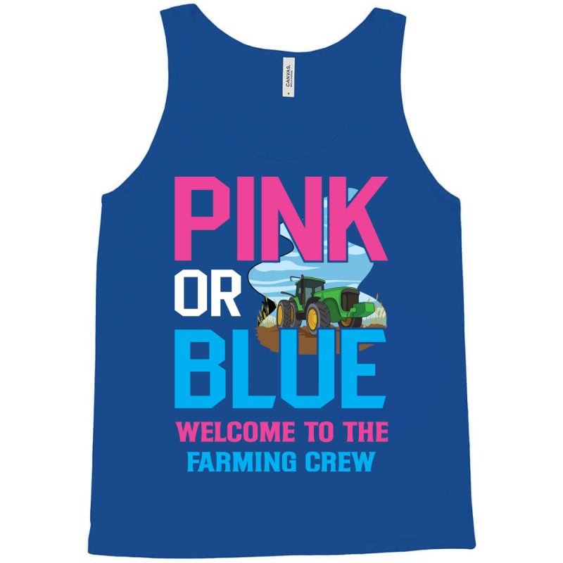 Gender Reveal Farming Quote For A Farmer Family Fu Tank Top | Artistshot