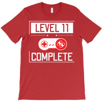 Level 11 Complete 11th Birthday Year Old Gamer Gif T-shirt | Artistshot