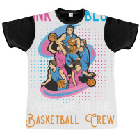 Gender Reveal Basketball Design For A Basketball F Graphic T-shirt | Artistshot