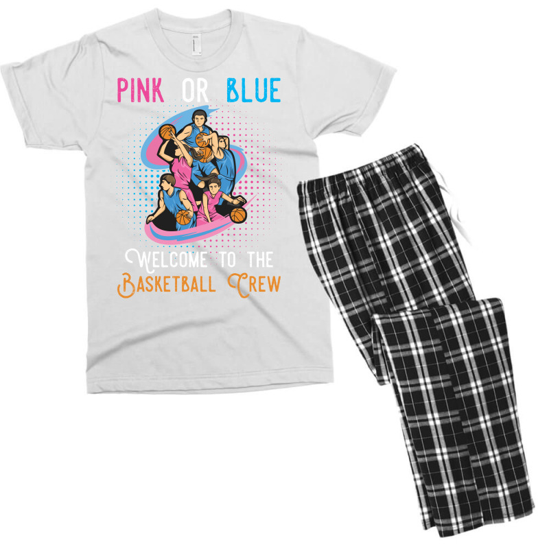 Gender Reveal Basketball Design For A Basketball F Men's T-shirt Pajama Set | Artistshot