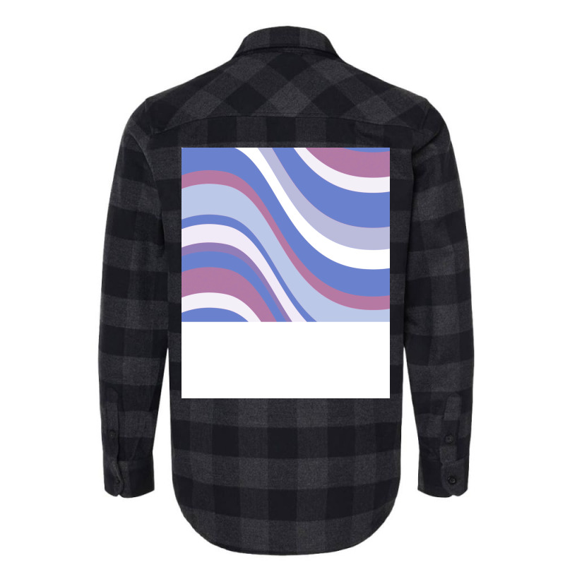 Bigender Pride Gently Wavy Varied Stripes Green Flannel Shirt | Artistshot