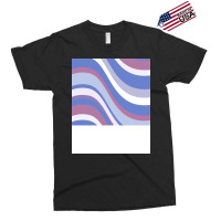 Bigender Pride Gently Wavy Varied Stripes Green Exclusive T-shirt | Artistshot