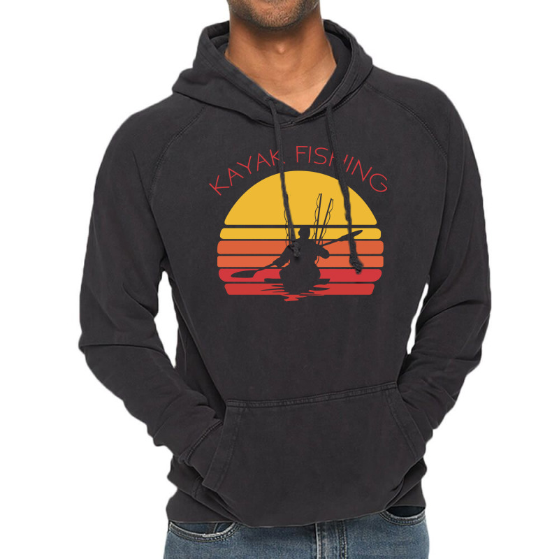 Fishing Kayak Fishing Red Vintage Hoodie by rallyjov0 | Artistshot