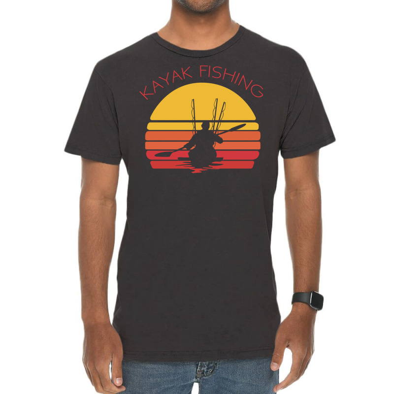 Fishing Kayak Fishing Red Vintage T-Shirt by rallyjov0 | Artistshot